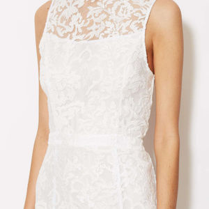 NWT Femmes D'Armes Open-Back Lace Sheath Dress